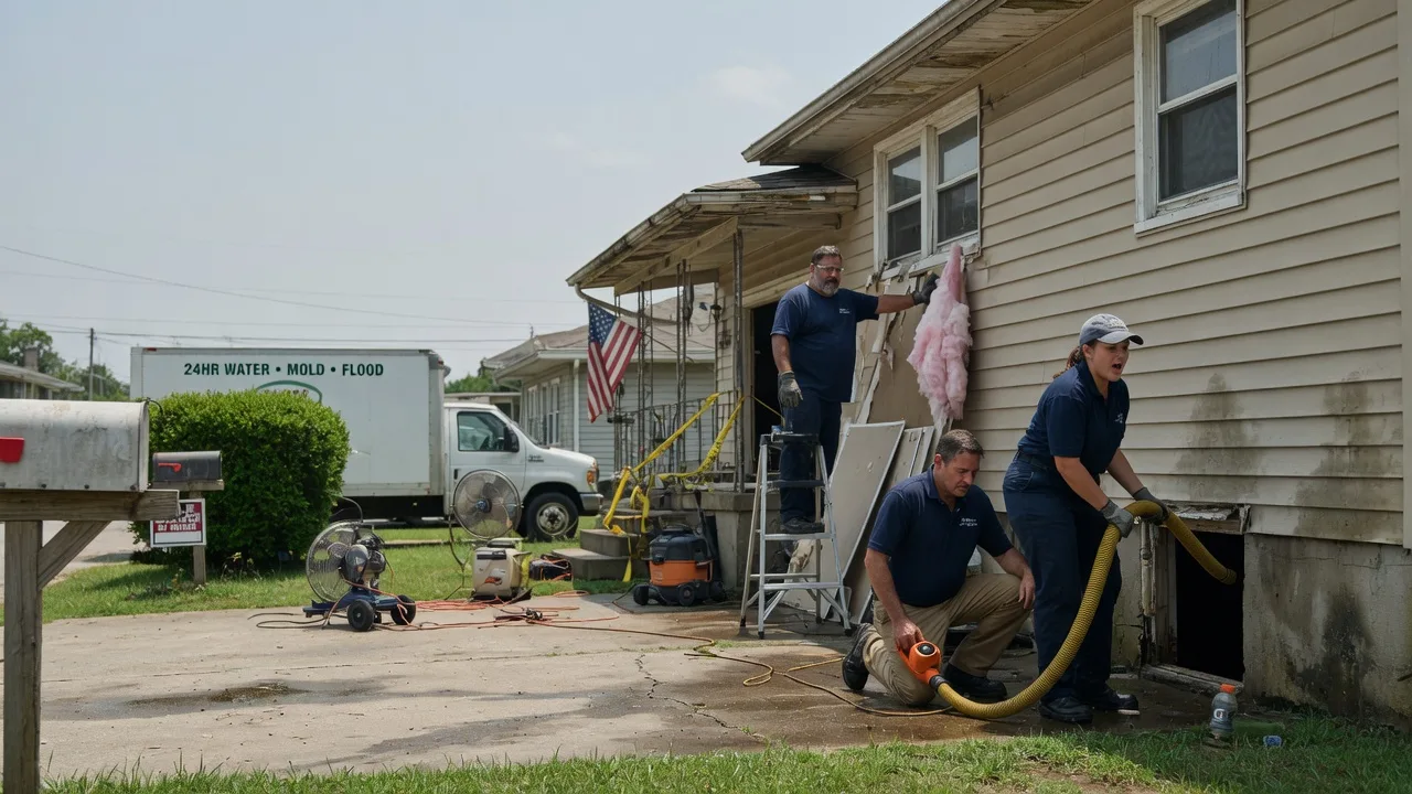 Water Damage Repair in Wapanucka, OK near me